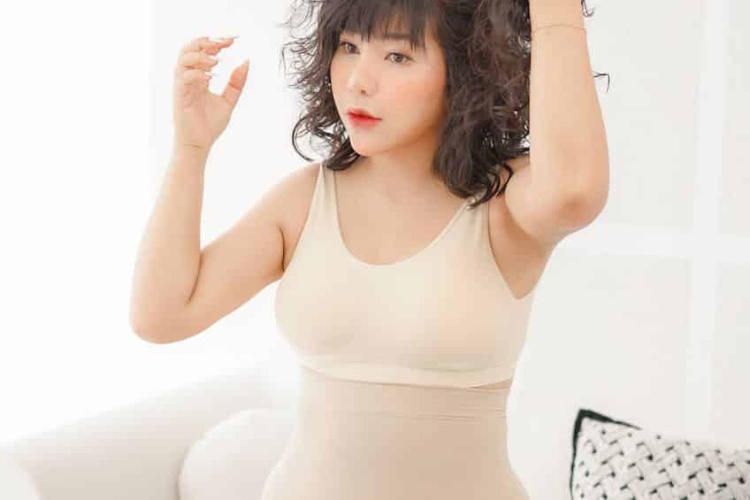 Women wearing control underwear shapewear