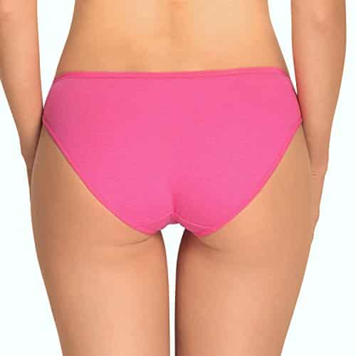 ANZERMIX Womens Breathable Cotton Bikini Panties Pack of 6 0 1