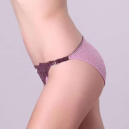 Eves temptation Bella Floral Sheer Lace Comfortable Bikini Panties Underwear for Women 0 1