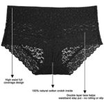 Eves temptation Women Lily Everyday Panties Boyshorts Floral Lace Seamless Slimming Lingerie Underwear Full Coverage 0 1