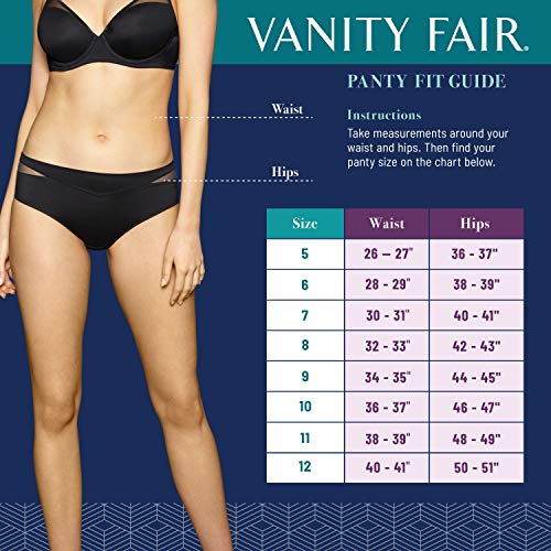 Vanity fair womens breathable luxe brief panty chart