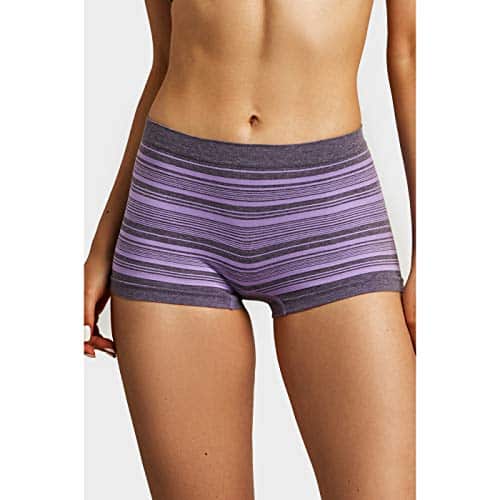 WS Womens Seamless Mamia Panties Boy Shorts Stretch Classy Sexy Multi 6 Pack Aztec 6pack 0 2