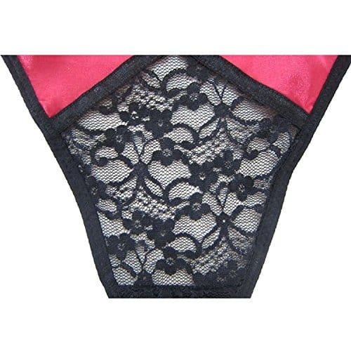 MIERSIDE Sexy Lace G String Thong Panty Underwear Pack of 4 0 2