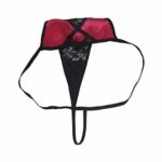 MIERSIDE Sexy Lace G String Thong Panty Underwear Pack of 4 0 3