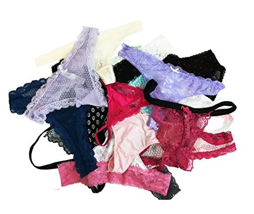 jooniyaa Women Variety of Underwear Pack T Back Thong G String Panties 0 1