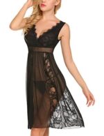 Avidlove Babydoll Lingerie for Women Sexy Nightgowns for Bride Lace Chemise Lingerie Nighty 0 0