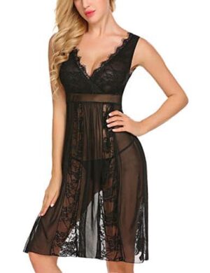 Avidlove Babydoll Lingerie for Women Sexy Nightgowns for Bride Lace Chemise Lingerie Nighty 0