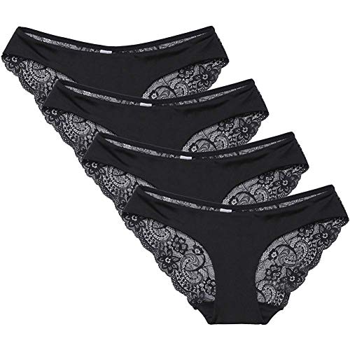 Charmleaks womens lace bikini panties low rise lingerie underwear assorted briefs 0