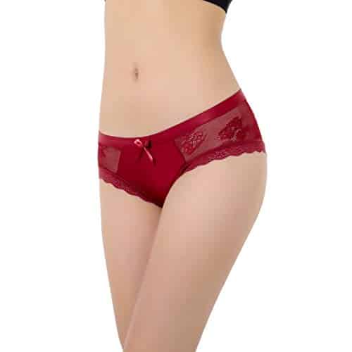 Levao Womens Bikini Panties Underwear Lace Hipster Seamless Sexy Hi Cuts Pack 6 0 1