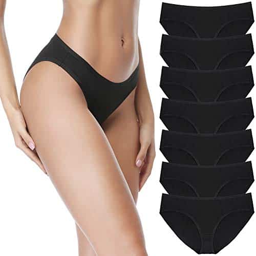 Simiya 7 pack womens cotton underwear comfort breathable bikini panties 0