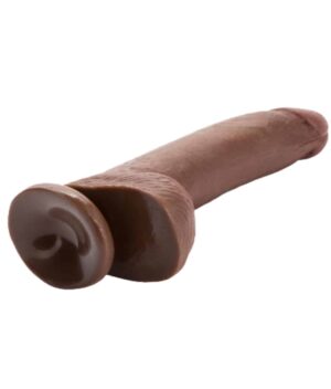 Big realist black dildo with strong suction cup balls