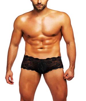 ADOME Men's Lace Sissy Pouch Panties