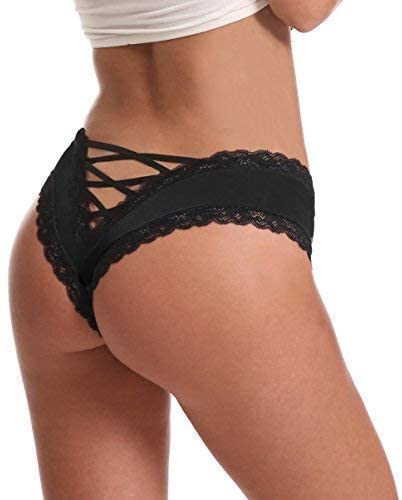 Sofishie v-back criss cross lace bikini panties