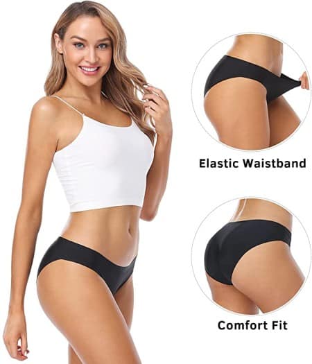 Wealurre seamless nylon bikini panties